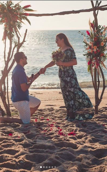 foto pedido de casamento na praia 