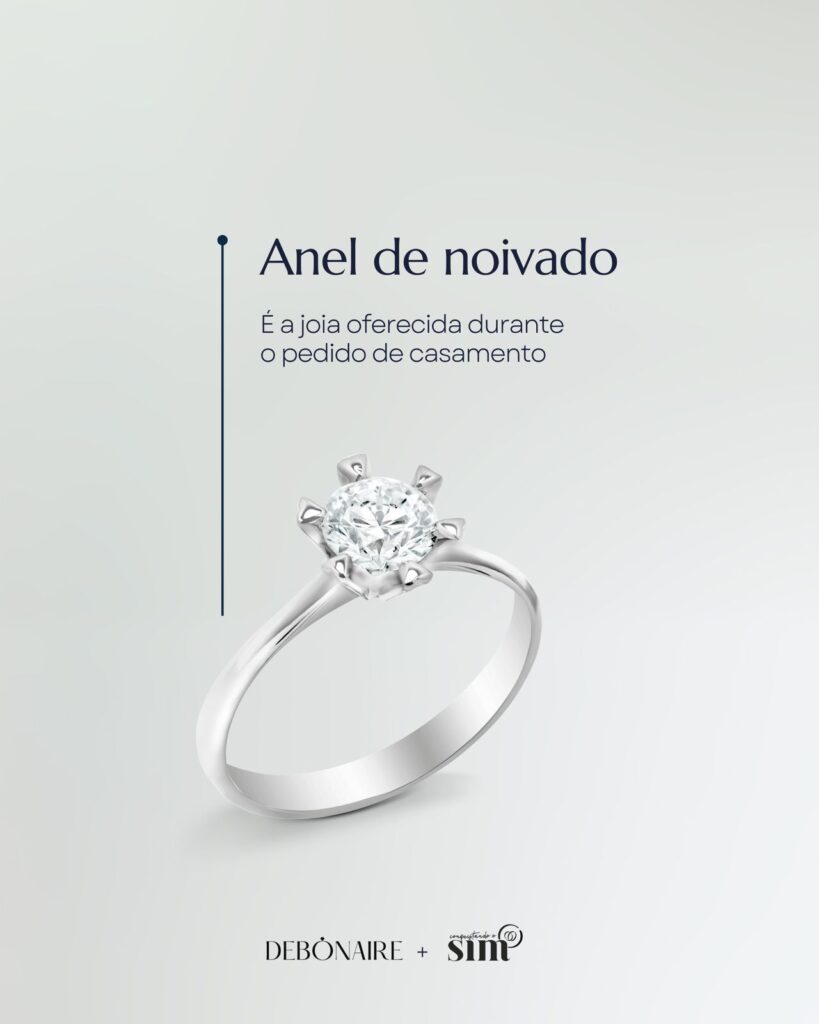 Qual a diferença entre anel de noivado e aliança